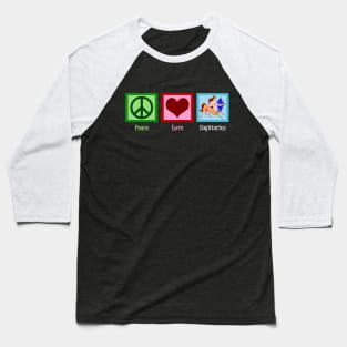 Peace Love Sagittarius Baseball T-Shirt